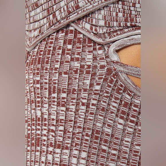 SELF-PORTRAIT
Crossover Rib Knit Midi Dress Size L - Picture 11 of 15